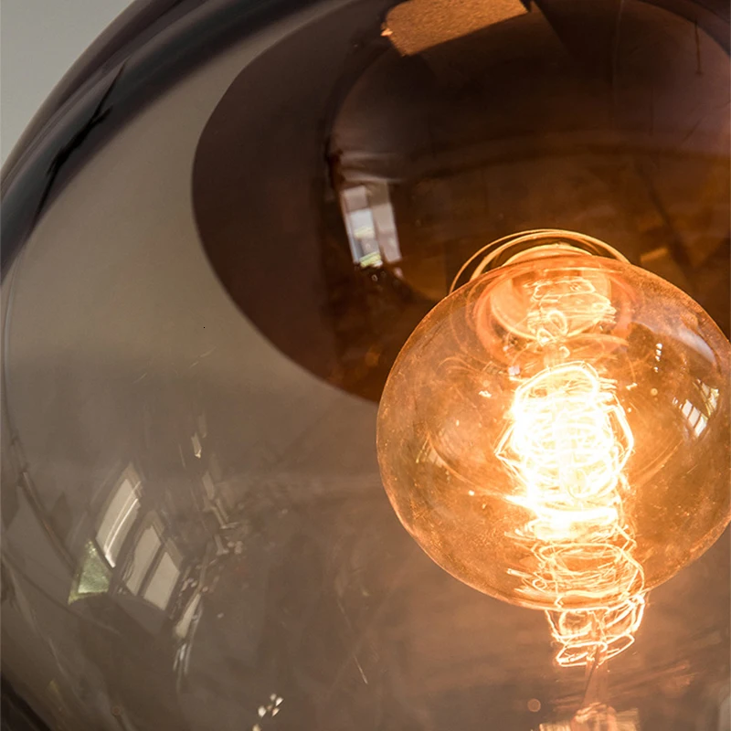 Современная Личность подвесной светильник E27 стеклянный круглый шар с водным узором светильник для кухни гостиной спальни магазина украшение окна
