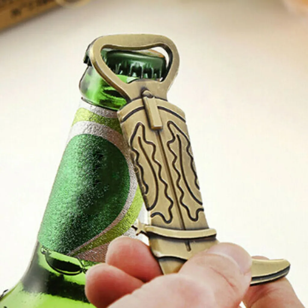 bar accessories Creative Retro Cowboy Boot Bottle Opener Metal Opener Birthday Wedding bartender cocktail dispensador de cerveza