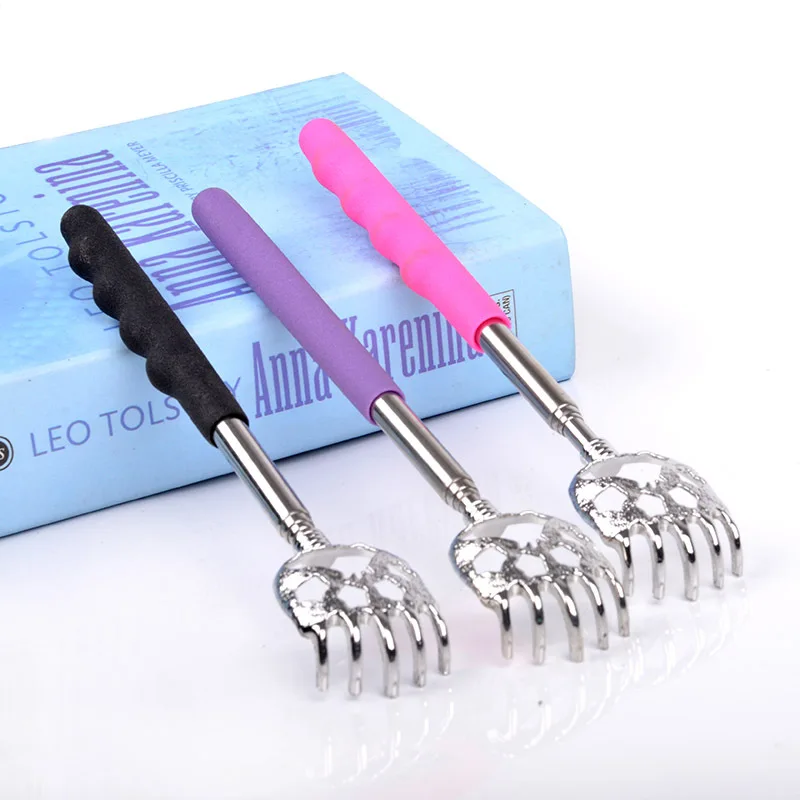 

NEW Portable Back Telescopic Anti Itching Massager Random Color Claw Back Scratcher Massage Telescopic Itch Scratching 21-58CM