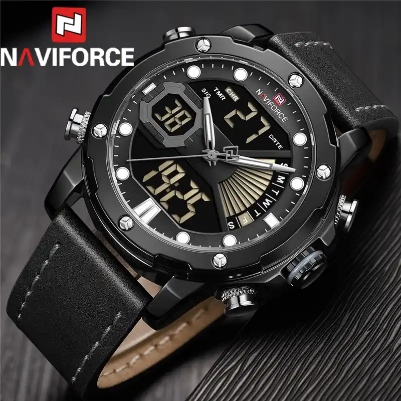 naviforce genuine leather