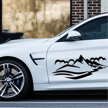 

Car-styling mountain Stickers On The Car Funny Window Vinyl Decals Car Styling Self Adhesive Emblem Car Stickers