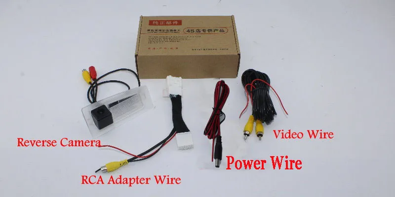 Liislee For Mazda 3 Mazda3 Axela Sedan BM 2014~2017 Car Reverse Rear Camera  Connect The Original Factory Screen  RCA Adapter package