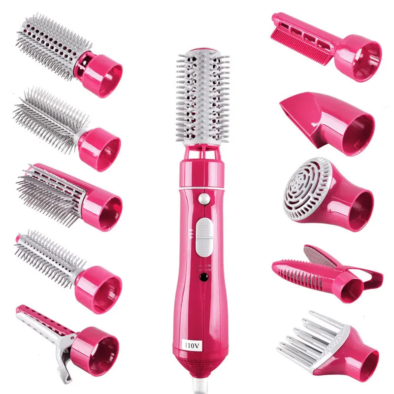 

Comb Electric 10 in 1 Multi-Function Hair Curler Styling Tool Stick Dryer Set Curling Pliers