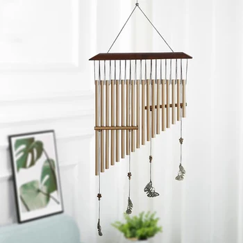 

Butterfly Harp Aluminum Pipe Wind Chime Outdoor Life Yard Metal Pipe Garden Decoration Wind Chime