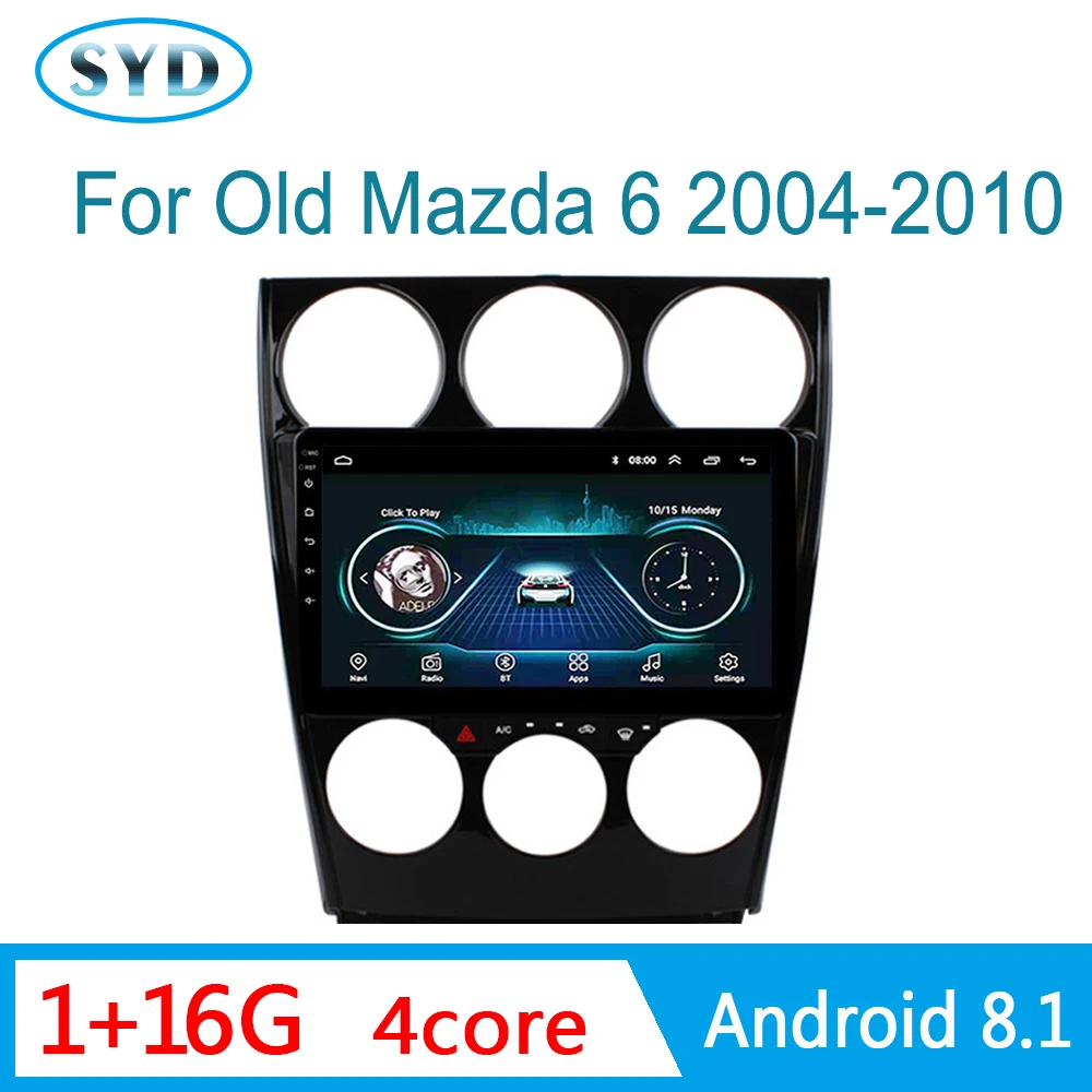 Автомагнитола Android для старой Mazda 6 Центральный Мультимедиа 2004 2015 GPS Навигация