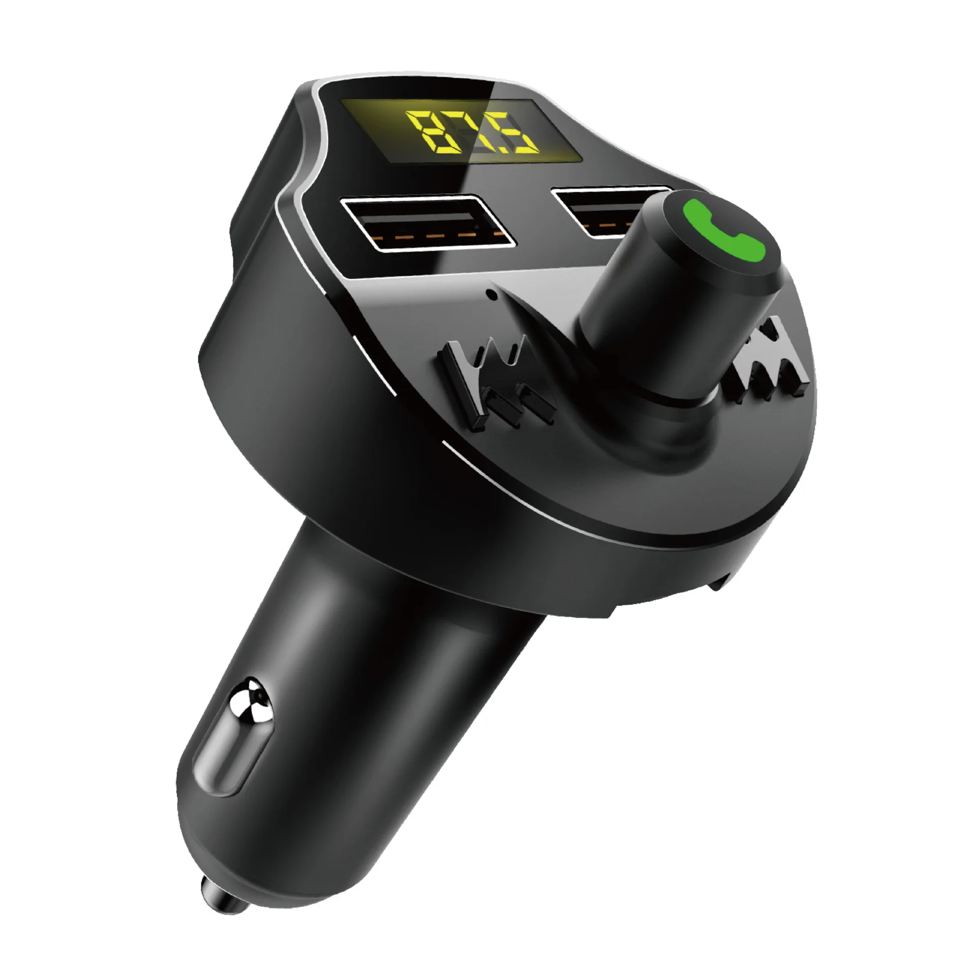 Автомобильный Mp3 плеер Fm передатчик Bluetooth гарнитура для автомобиля 12 V-24 V для быстрой зарядки с usb-портом, Зарядное устройство автомобильный Fm передатчик Радио Fm аудио автомобиля