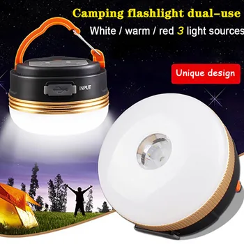 

Lantern Camping Light LED Flashlights Rechargeable Tents Lamp Headlamp Outdoor Lights Spotlight Equipment Tourist Mini Portable