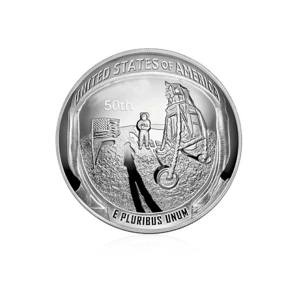 Collection Coin Commemorative Coin Home Decor Badge with Acrylic Box Metal Round Adornment Coin Emulation Game Currency