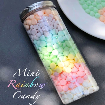 

Edible Mini Rainbow Candy Malin Sugar Baked Snacks Cake Decoration Candy Handmade 7 Kinds of Fruit Flavor Gifts