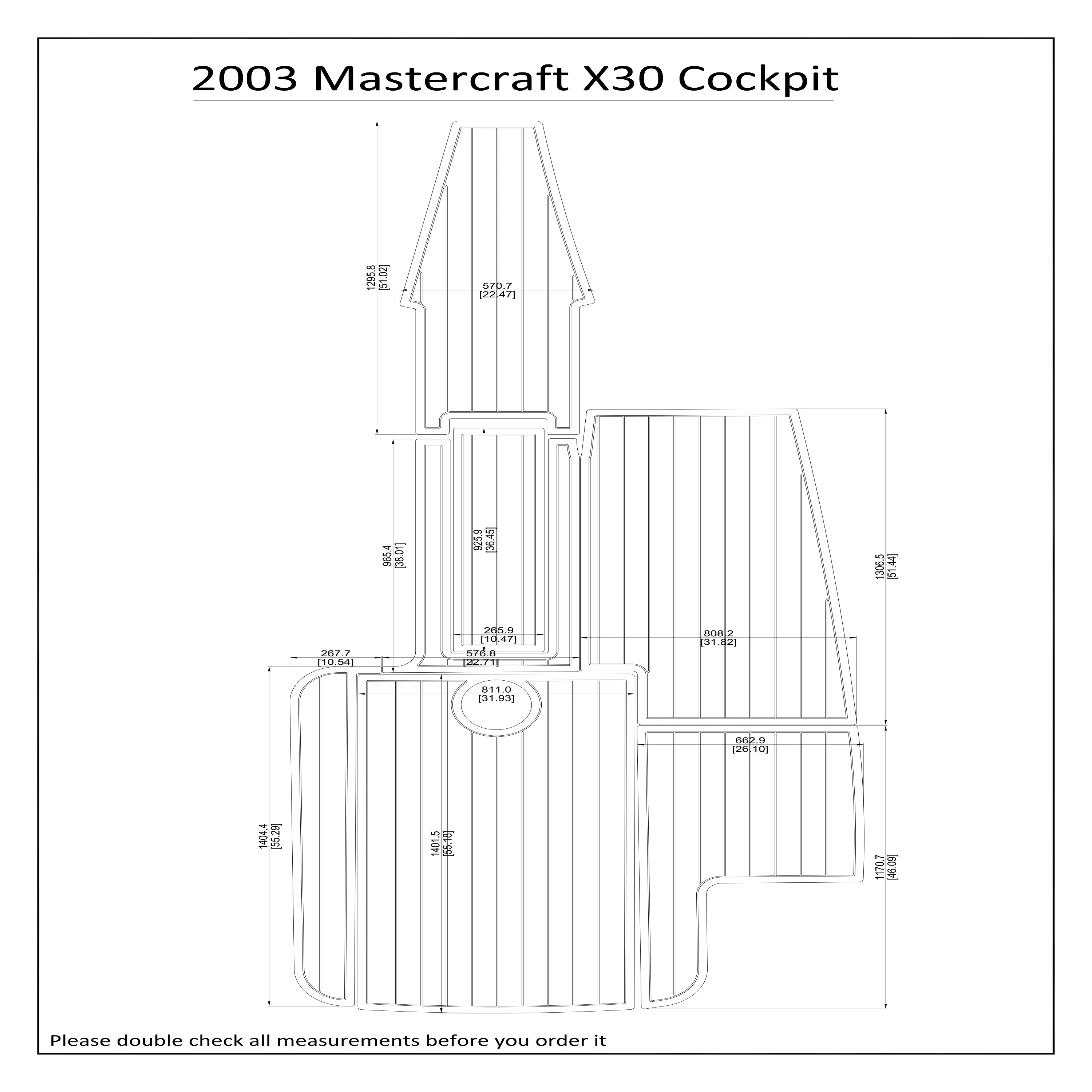 2003 Mastercraft X30 кабина лодка EVA искусственная пена Тиковая напольная подушка |