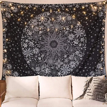 

Nordic Ins Style Wall Hanging Tapestry, Mandala Art Painting Decoration Fireplace Backdrop For Bedroom Living Room Dorm