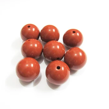 

(Choose Size First) 8mm/10mm/12mm/14mm/16mm/20mm Caramel Color/Red Brown Acrylic Solid Beads For Chunky Jewelry