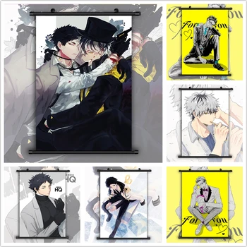 

Haikyuu!! Akaashi Keiji x Bokuto Koutarou Anime Manga HD Print Wall Poster Scroll