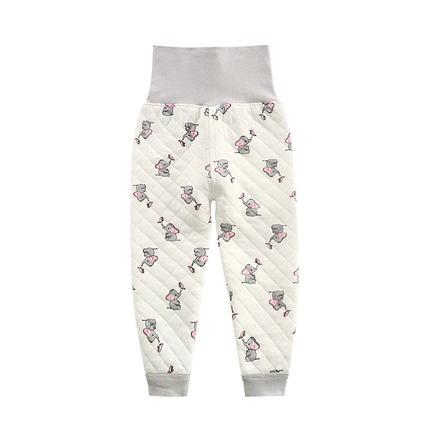 Benemaker/штаны с высокой талией для мальчиков и девочек, зимние длинные теплые штаны детская одежда для малышей Детские повседневные брюки с хлопковой подкладкой, YP011