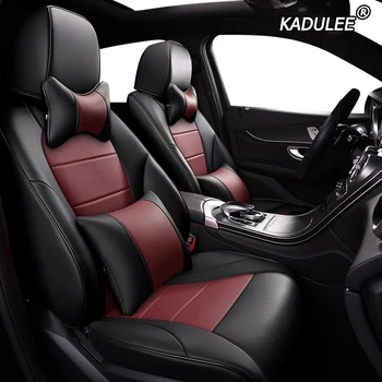 

KADULEE custom leather car seat covers For Mini countryman r60 one cooper R50 R52 R53 R56 R57 R58 F55 F56 F57 seat covers cars