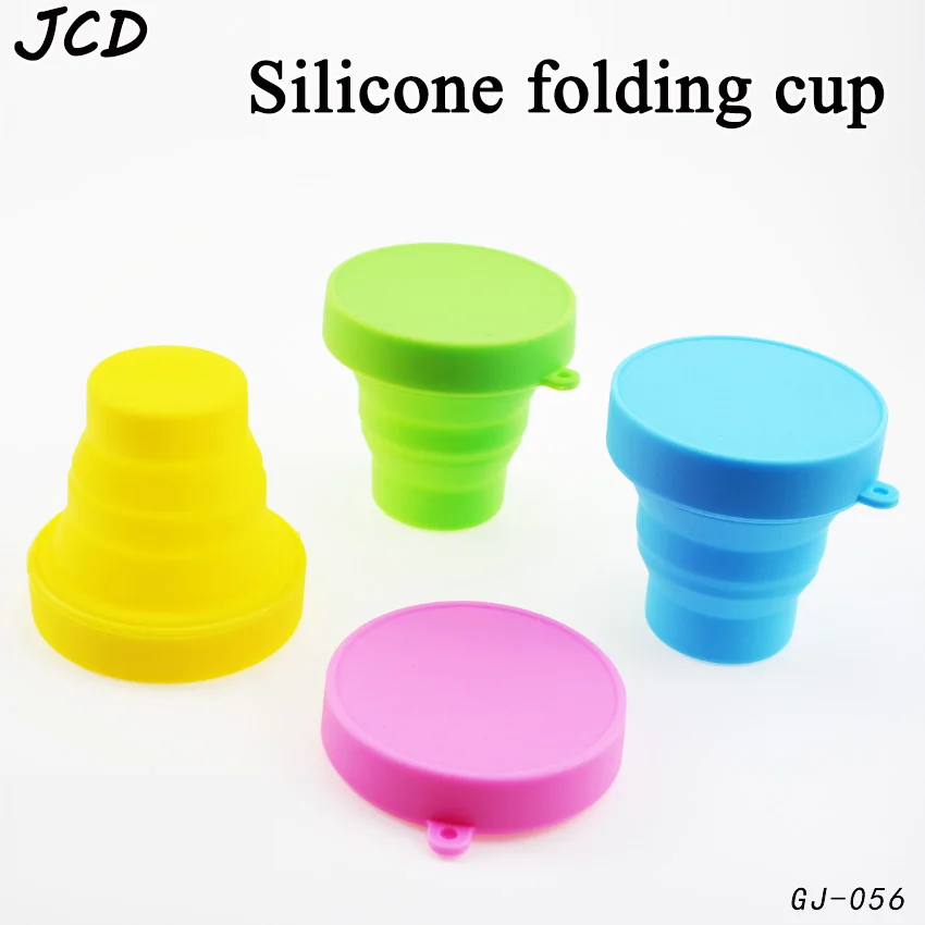 Portable Silicone Retractable Folding Cup Telescopic Collapsible Travel Camping 