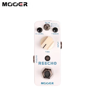 

Mooer Reecho Micro Mini Digital Delay Guitar Effect Pedal 3 Modes (Analog/Real Echo/Tape) True Bypass Full Metal Shell
