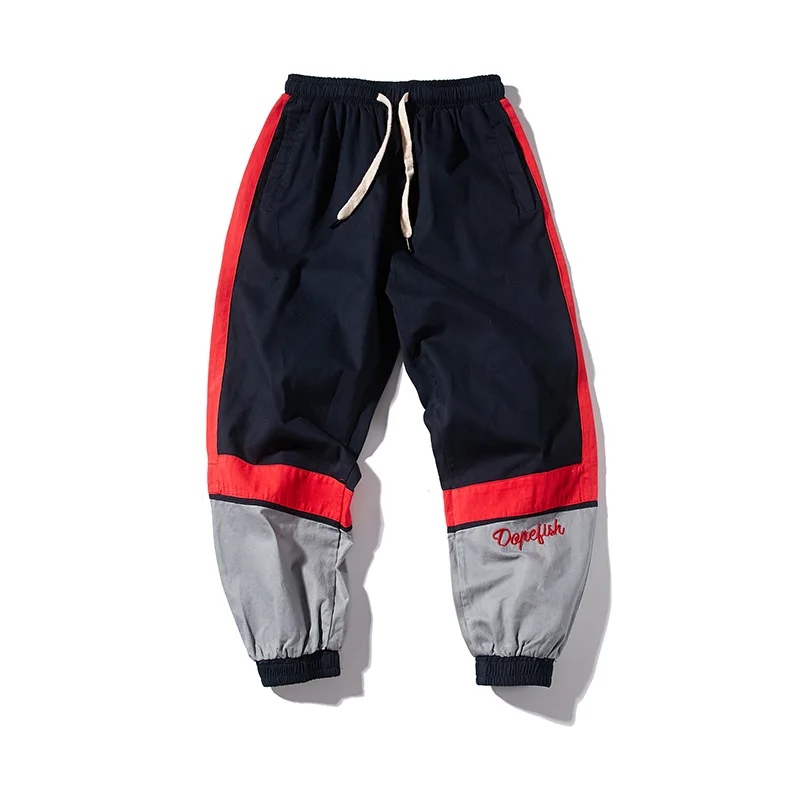 

City Where the Product 2019 Autumn New Style Japanese-style Base Joint Beam Leg Trousers Popular Brand Casual Pants Men's Beam L