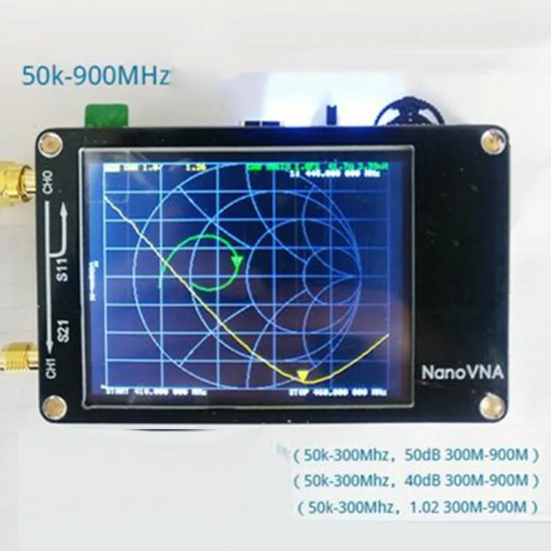 NanoVNA Verctor сетевой коротковолновый экран диспай антенный анализатор HF VHF UHF