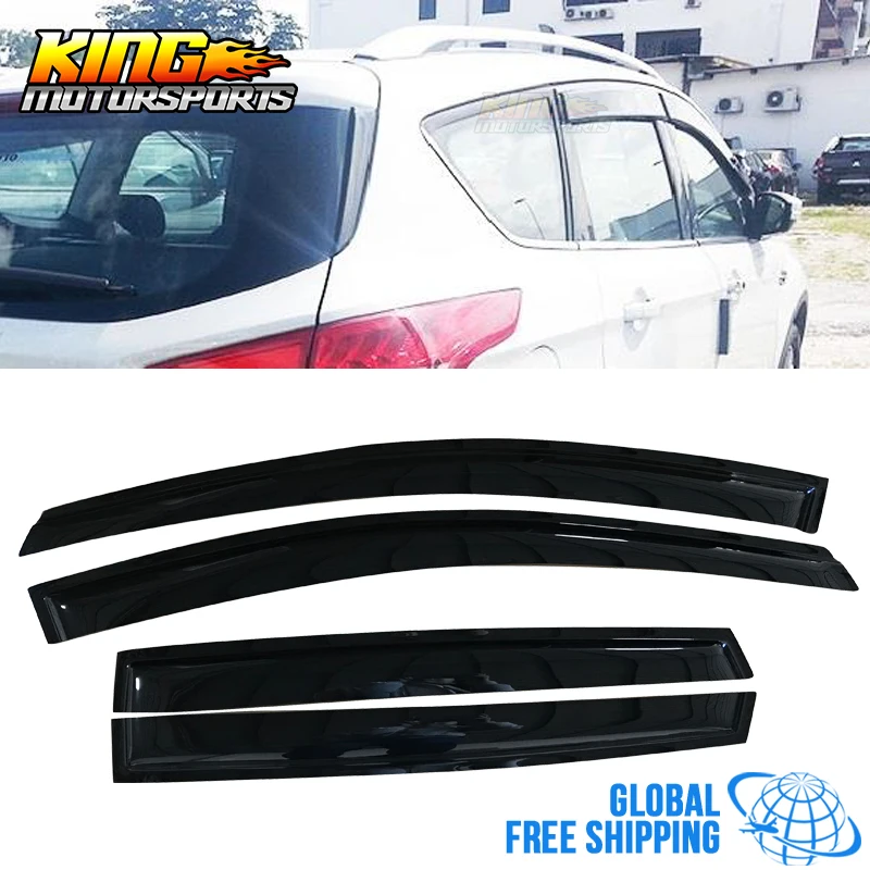 Акриловые оконные козырьки для 13 18 Ford Escape 4 шт. в комплекте Бесплатная доставка по