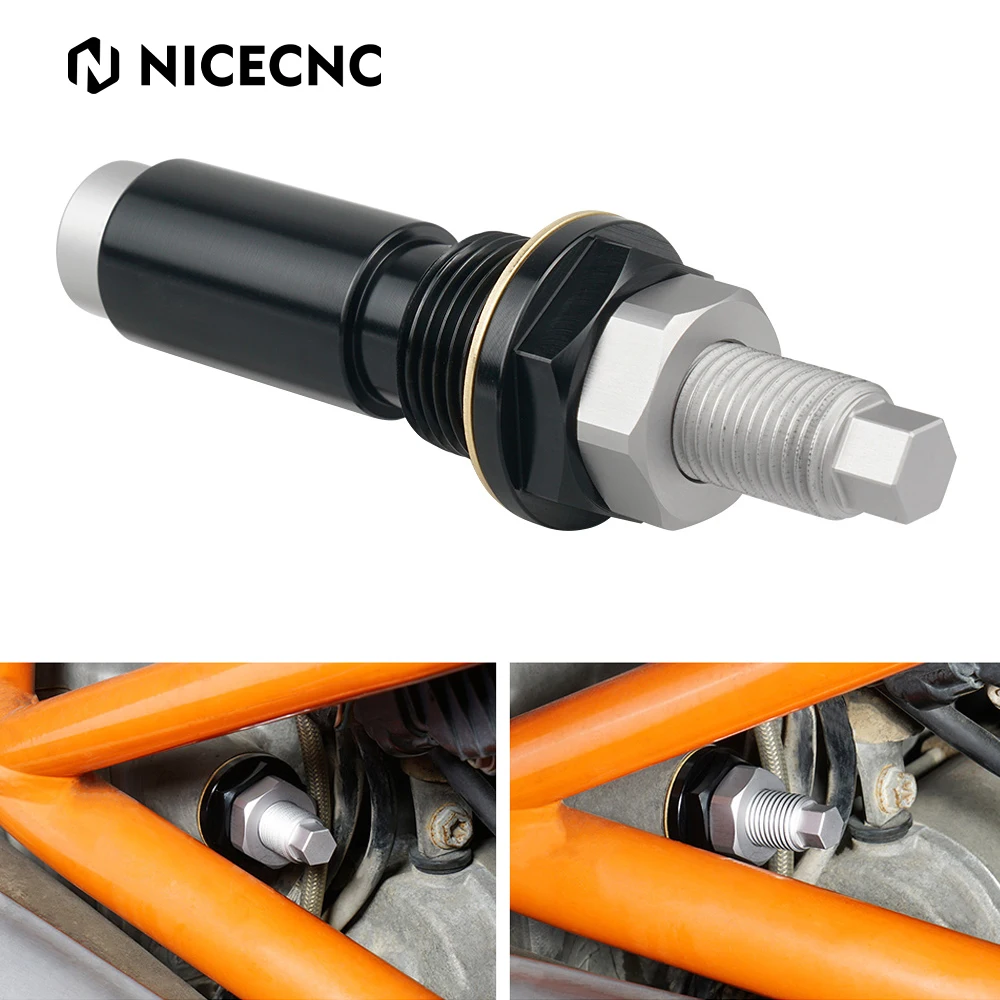 Tendicatena In Alluminio Cnc Per Ktm 690 Duke 690 Enduro R 690 Smc R 690 Fattore Di Rally Husqvarna 701 Enduro Supermoto