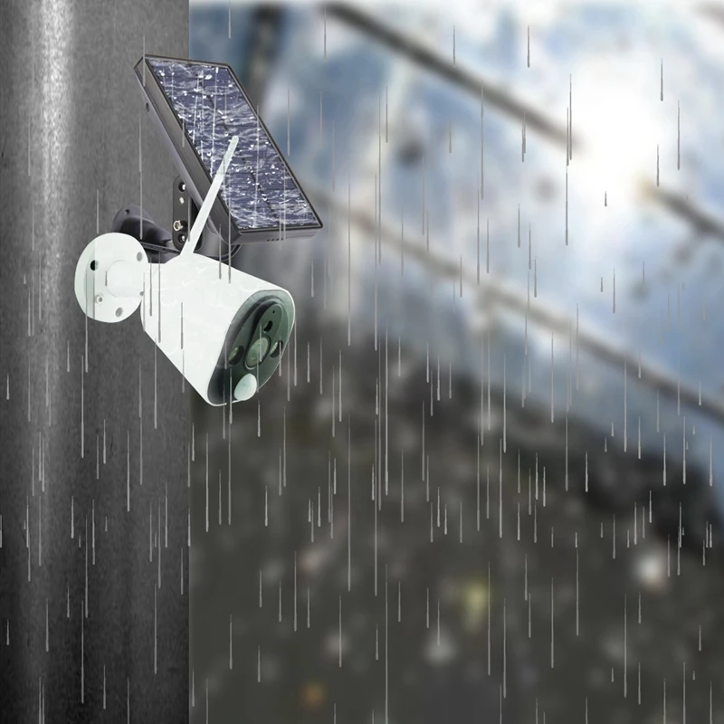 AAAE Top-1080P камера на солнечной энергии 2MP беспроводная Wifi камера видеонаблюдения Водонепроницаемая наружная камера ИК ночного видения солнечная энергия