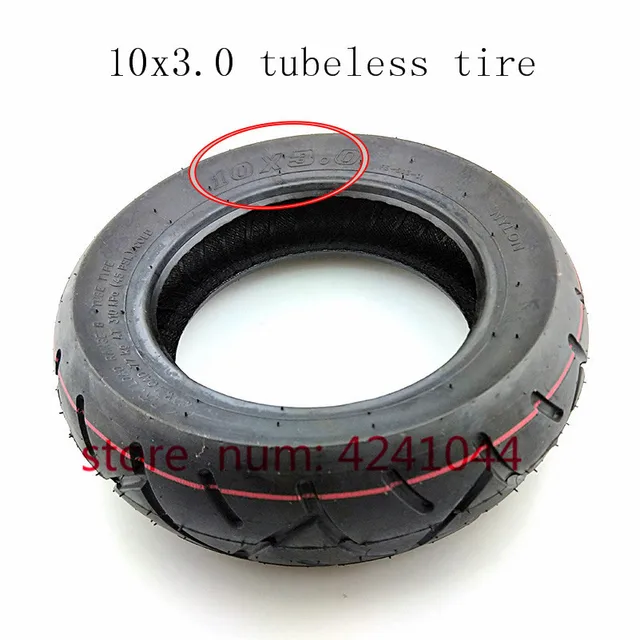 US $17.47 10x30 10x300 electric scooter Tubeless Vacuum tire 1030 scooter vacuum tyre 10 inch widening an