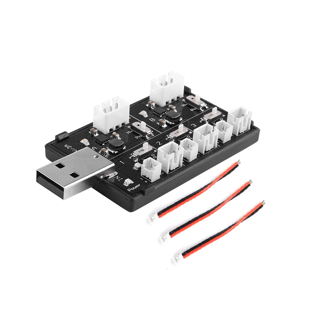LiPo батарея Зарядка с портом USB HV 4 35 V PH2.0 разъем зарядки концентратор для 1S 2S