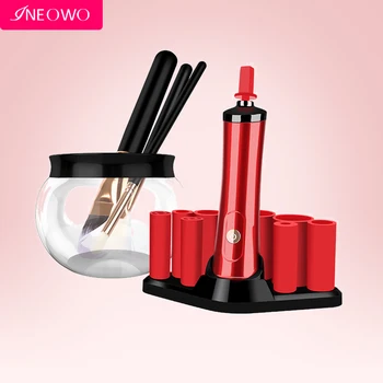 

Fast Automatic Electric Makeup Brush Cleaner Silicone Makeup Brushes Washing Cleaner Cleaning Drying Tool Machine