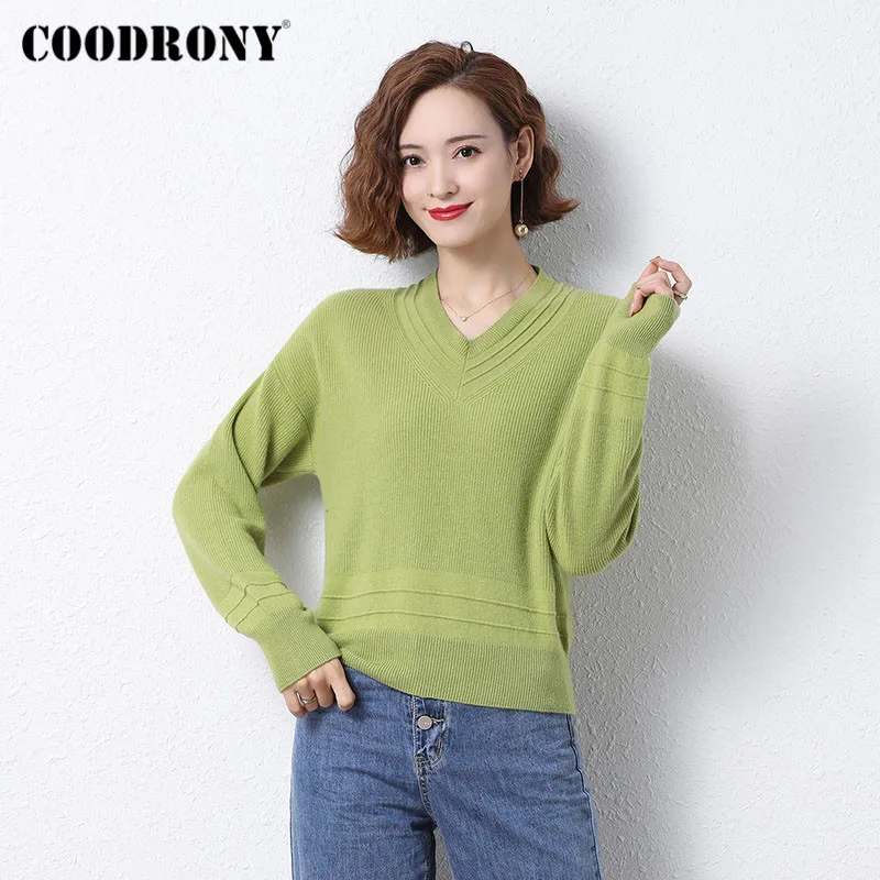 COODRONY Brand New Winter Elegant Slim Female Jumpers 2020 Streetwear Casual Pure Color Basic Pullover Sweaters Women W1140