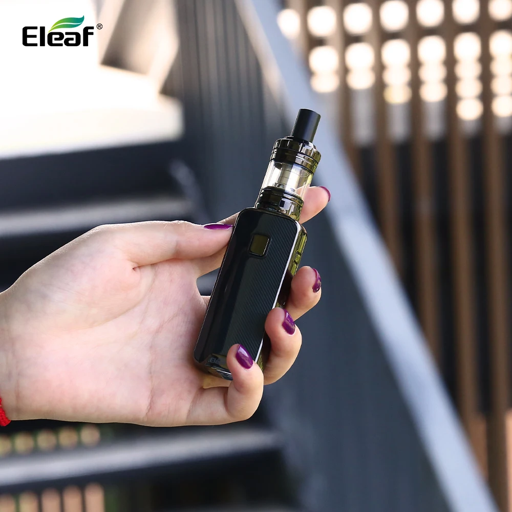Eleaf iStick Amnis 2 комплект с 1,8 мл GTiO Tank Vape 1100 мАч Mod Функция подогрева электронная сигарета