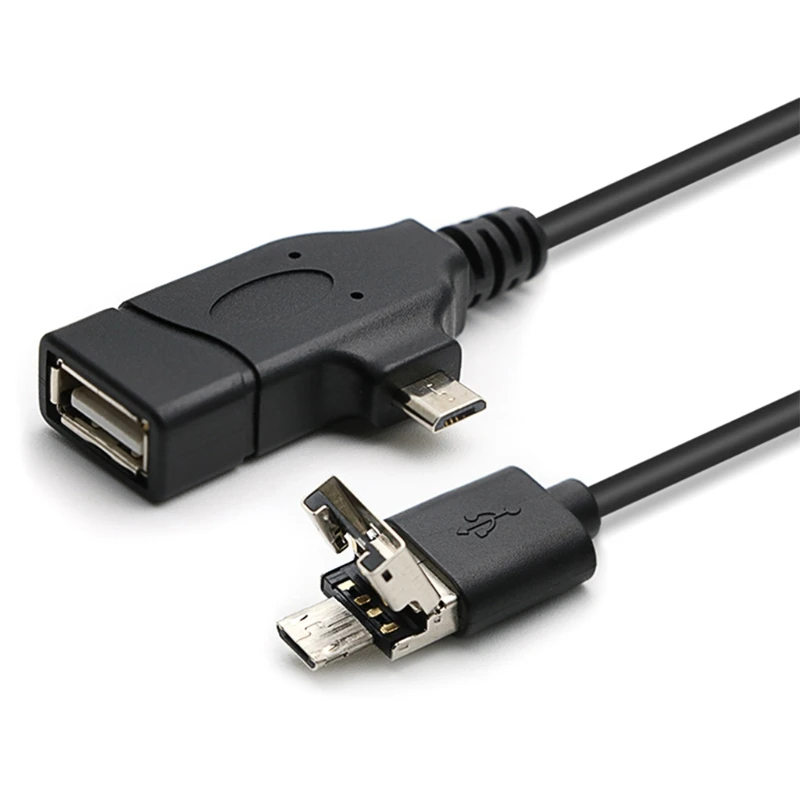 1 м микро USB OTG USB удлинитель многофункциональный кабель для ПК ноутбук Android телефон