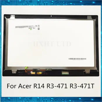 

Original 14" For Acer Aspire R14 R3-471 R3-471T R3-431 LCD Touch screen assembly 1366*768 HD Fully Tested