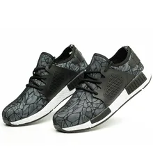 Г. Мужская обувь со стальным носком, противоскользящие, небьющиеся, из дерева, для работы, обувь Vogue, легкие повседневные ботинки