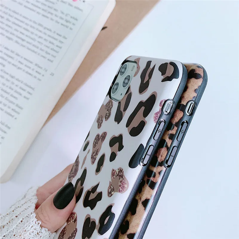 DCHZIUAN Модный чехол для телефона с леопардовым принтом для iPhone 11 pro max, мягкий силиконовый чехол для iPhone XS Max X XS XR 11 7 8 6S Plus