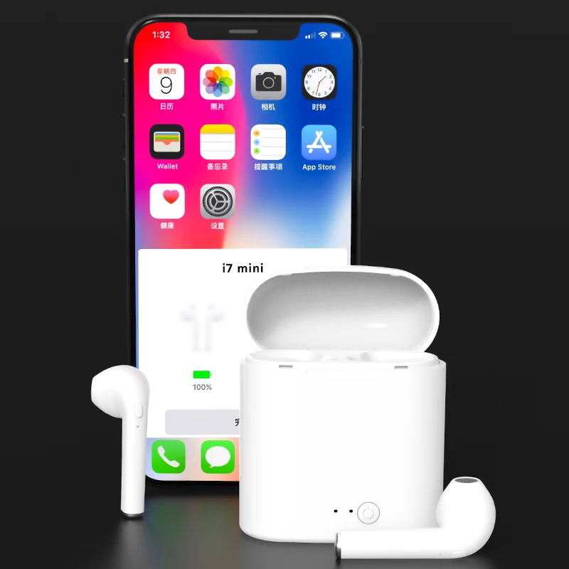 i7 Mini TWS Wireless Bluetooth Earphone Pop Up 5.0 Stereo Earbud Headset With Charging Box Mic For IOS Android All Smart Phone |