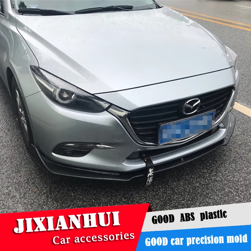 Для Mazda3 Axela Body kit спойлер 2014-2017 для ABS задний передний бампер диффузор защитные