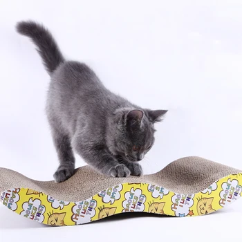 

Pet Cats Nail Scratch Board Cat Claws Care Protect Paper Furniture Grab Chew Toys Interactive Organizer Interactive Accessories