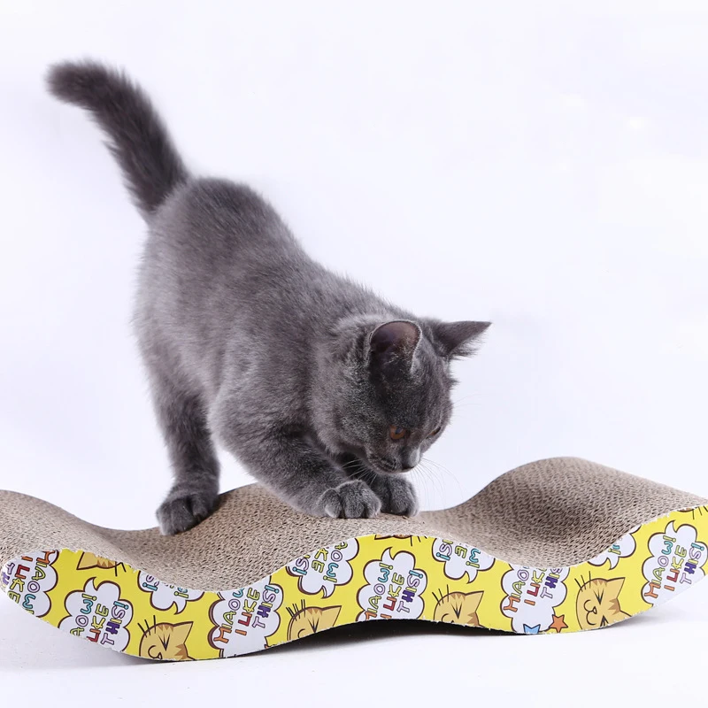 

Pet Cats Paper Nail Scratch Board Cat Claws Care Protect Furniture Grab Chew Toys Interactive Organizer Accessories Supplies