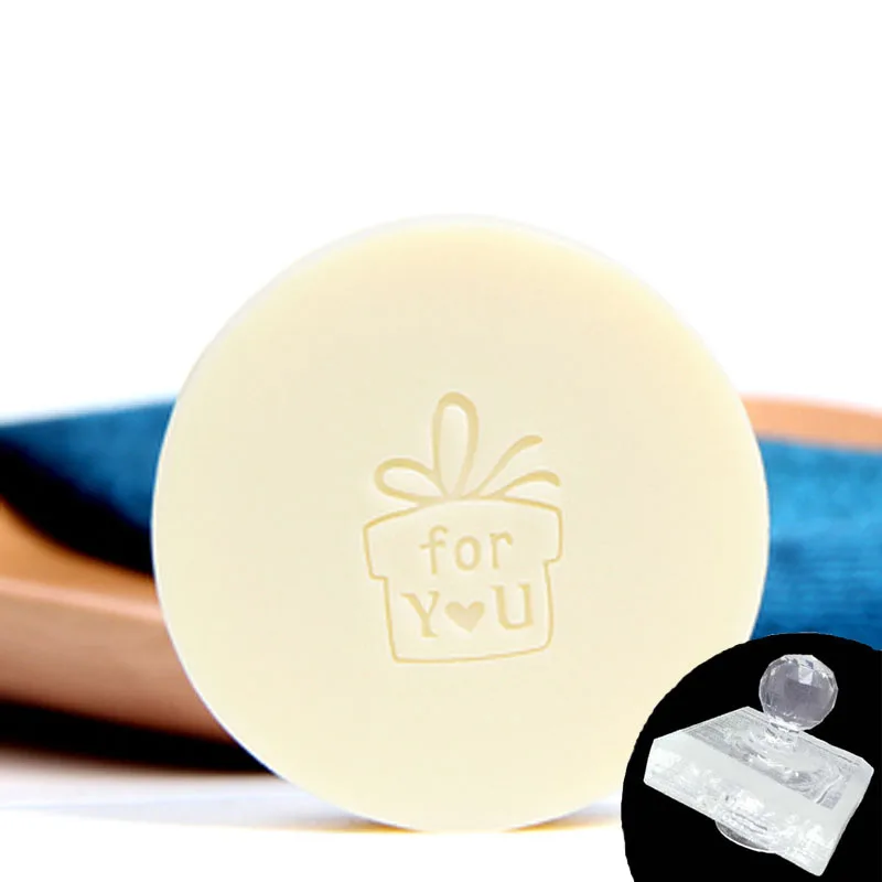 Handmade Soap Stamp Mold, Mini, Organic Glass, Soap Making, Acrylic Nits, Best Gift, Thank You Letter