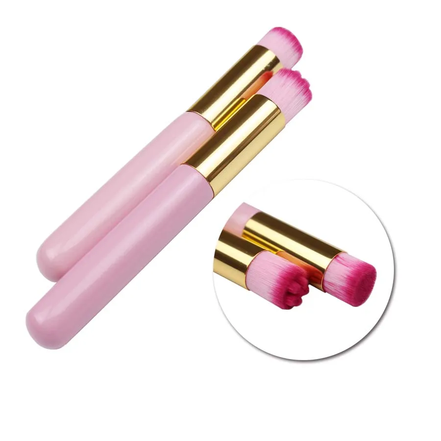 2pcs Rose Set Средство для снятия макияжа с ресниц кисти для наращивания ресниц щеточка для чистки 1/2/4 шт. мусс прививки моющий профессиональные - Handle Color: 2pcs Rose Set