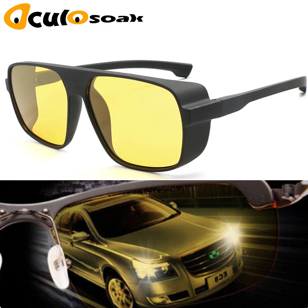 

Night Vision Glasses For Headlight Polarized Driving Sunglasses Yellow Lens UV400 Protection Night Eyewear for Driver