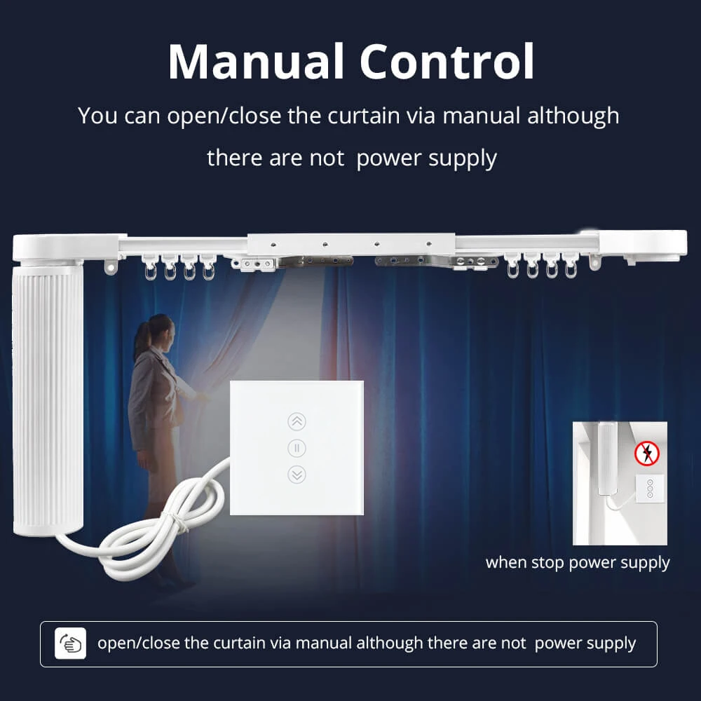 Intelligent House Motorized Smart Curtains With
