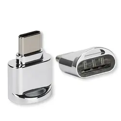 Высокоскоростной мини планшет кард-ридер USB 3,1 портативный подключи и играй ноутбук OTG адаптер смартфон флэш-памяти конвертер type-c