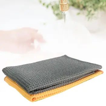 

Hot 5Pcs Soft Microfiber Cleaning Dust Cloth No Shedding Dish Car Washing Rag Towel