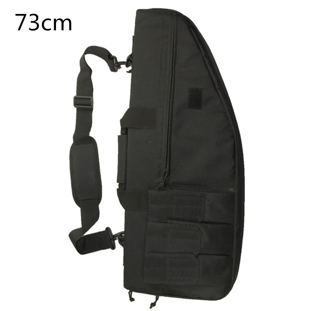 73cm Black 72/100/120 см страйкбол снайперская пистолет сумка для переноски тактическая винтовка пистолет сумка рюкзак мешок с песком на карабин съемки сумки Принадлежности для охоты - Цвет: 73cm Black