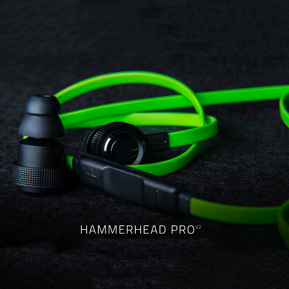 Hammerhead V2 Pro headphones 3 5mm wired earphone Gaming With Mic for headset gamer razer hammerhead pro v2 for huawei iphone