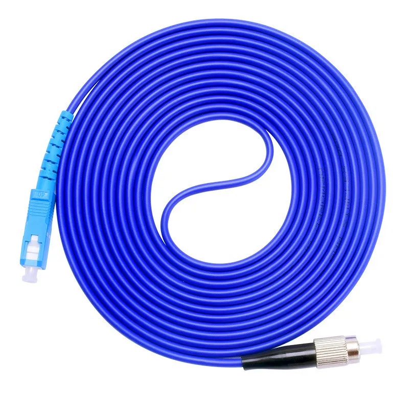 FC UPC SC UPC Patchcord Armored 1m to 15m Simplex Ftth Cable Single Mode PVC Fibra Optica Patch Cable  Ftth FC LC Cable  Jumper