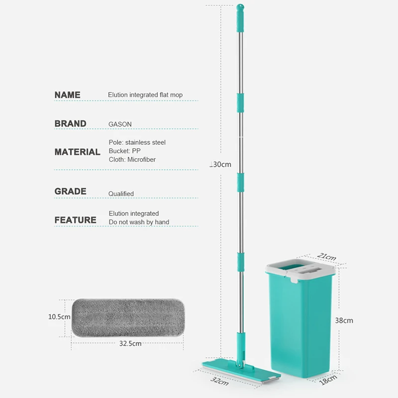 Spray Magic Automatic Spin Mop Avoid Hand Washing Ultrafine Fiber Cleaning Cloth Home Kitchen Wooden Floor Lazy Fellow Mop