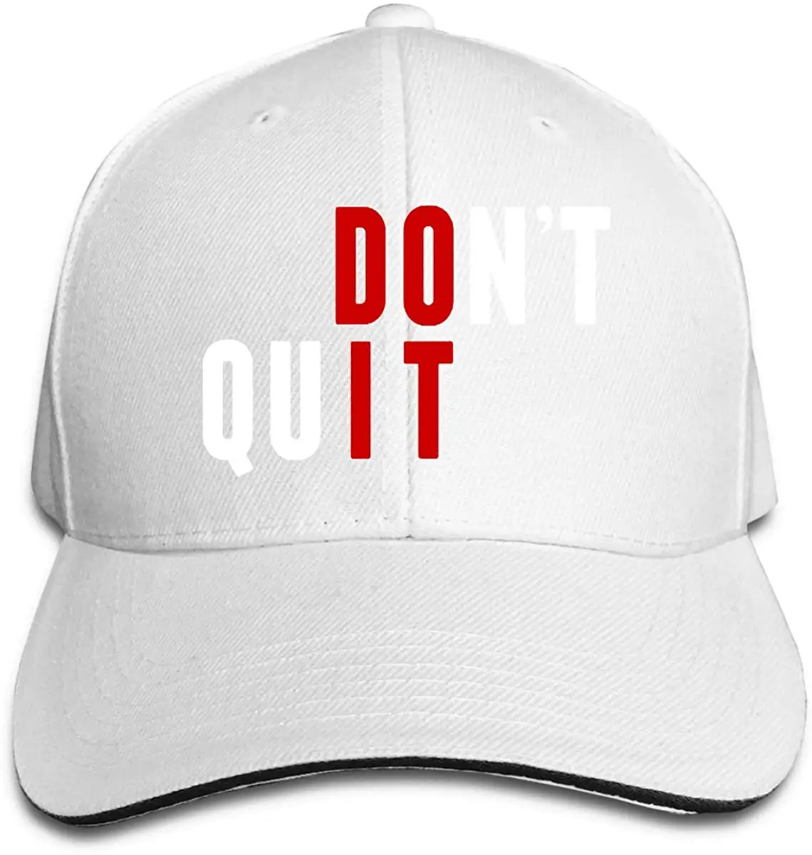 Do It Don't Quit унисекс бейсбольная Кепка Классическая Регулируемая на липучке остроконечная сэндвич Кепка водителя грузовика